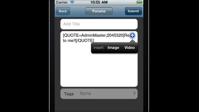 vBulletin Mobile - Replying to Post with Images and Video смотреть онлайн
