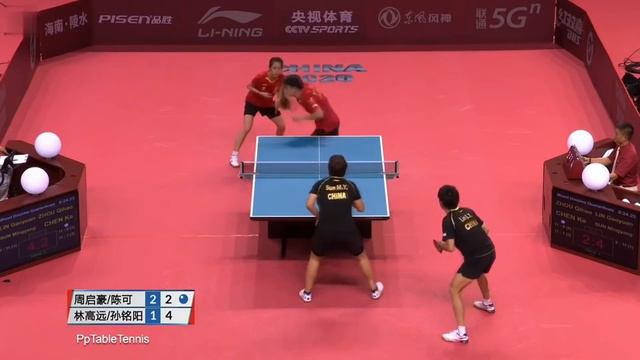 Lin Gao Yuan / Sun Ming Yang vs Zhou Qi Hao / Chen Ke | 2020 China Warm-Up Matches for Olympics смотреть онлайн