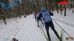 Лыжный марафон Лыжня в Лавру 50км 23 февраля 2024г. на "жёлтых ракетах" Народная трасса