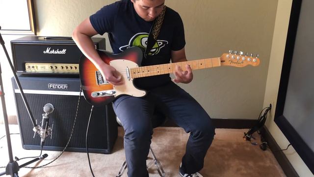 Marshall Origin 50 Head with Fender Custom Shop Telecaster (Clean Tones - No Talking) смотреть онлайн