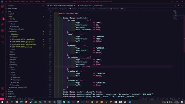 9-. Foreign Keys - Codeigniter 4 смотреть онлайн