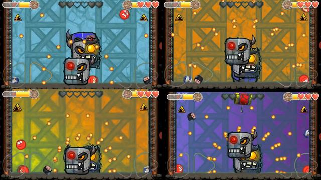Half Fused Face Monster Boss Fight in Red Ball 4. смотреть онлайн