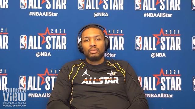 Damian Lillard talks NBA All-Star Half Court Game Winner & Anfernee Simons Dunk Contest Performance смотреть онлайн