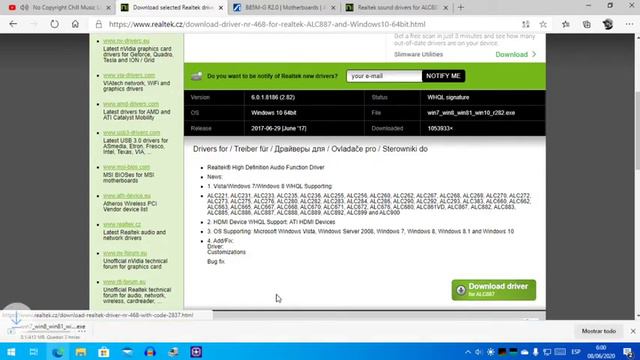 Cómo instalar controlador de audio mezcla estéreo para grabar sonido del escritorio смотреть онлайн