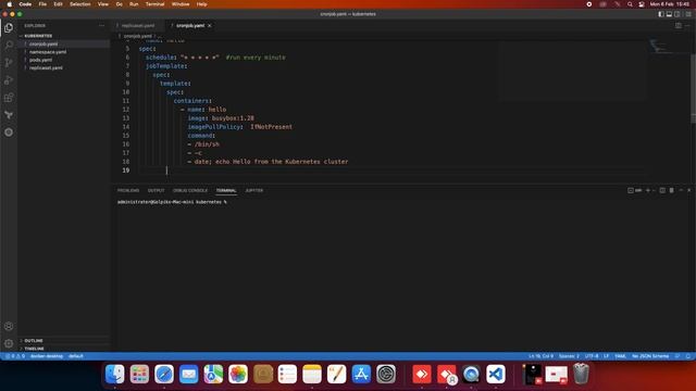 How to create cronjob in kubernetes смотреть онлайн