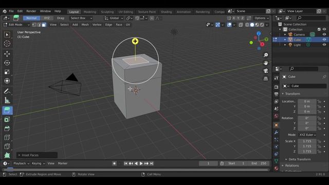 Ep 25: Extrude, Inset, Loop cut in Blender 291 смотреть онлайн