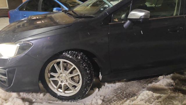 Subaru Levorg - диагональное вывешивание