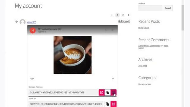 Events History Shortcode Demo - WordPress Ethereum Wallet Plugin смотреть онлайн