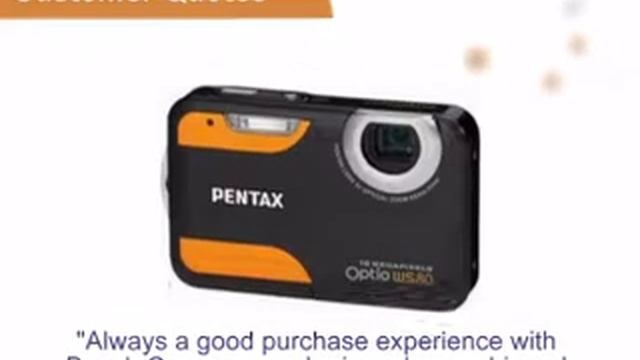 Pentax Optio WS80 10MP Waterproof Digital Camera (Black & Or смотреть онлайн