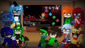 Characters react to Bear 5 retake || FreshgachaYT ||