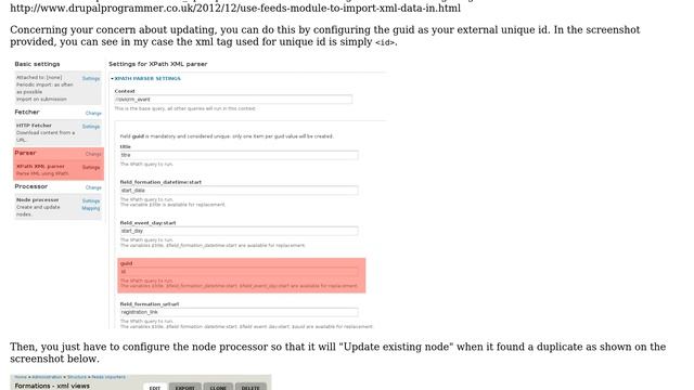 Drupal: Update existing nodes with fields from XML or CSV (2 Solutions!!) смотреть онлайн