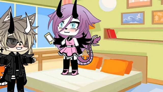 Стихотворение//хочу сказать тебе привет// gacha life❤ смотреть онлайн