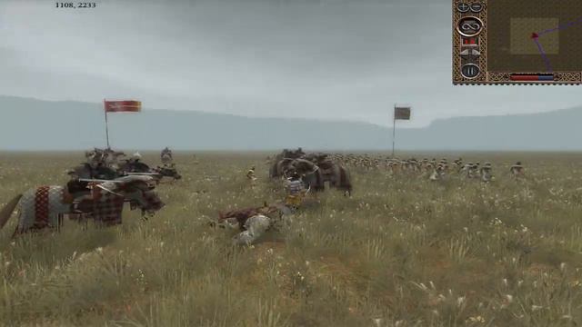 200 Крестьян с ножами Против 10 Элитных всадников Medieval 2 Total War смотреть онлайн