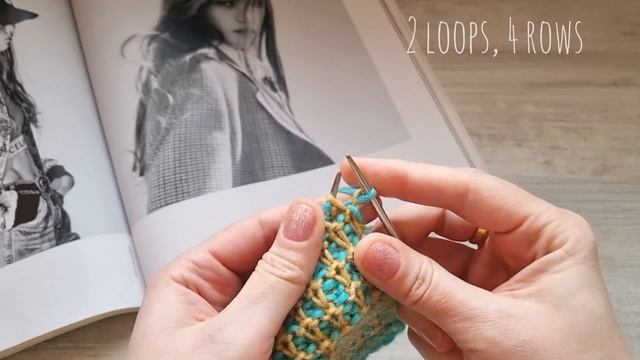 Рельефный узор с эффектом пышных петель?knitting pattern. смотреть онлайн