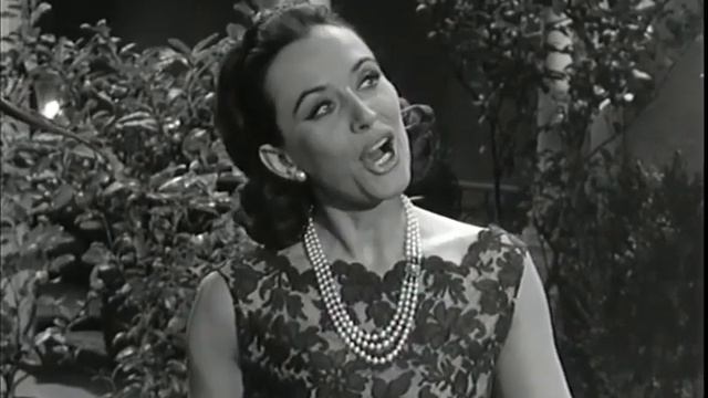 Ingeborg Hallstein sings "Immer wenn ich glücklich bin" by Franz Grothe (video) смотреть онлайн
