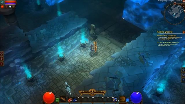 Torchlight 2 wellspring temple -Floor2- Puzzle Solo смотреть онлайн