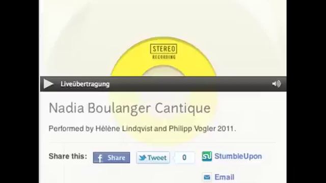 Nadia Boulanger Cantique / Hymn смотреть онлайн