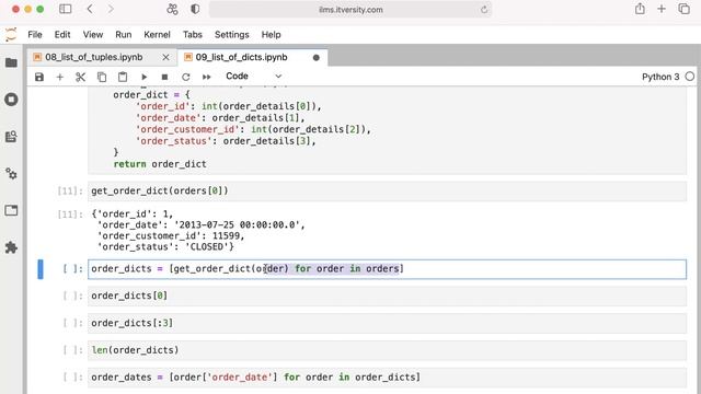 Mastering Python - Overview of Collections - dict and tuple - 09 List of dicts смотреть онлайн