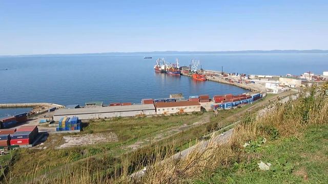 11.09.2022. Россия. Сахалинская область. Корсаков. Морской порт смотреть онлайн