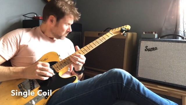 Single Coil or Humbucker for Tele? I try Bare Knuckle “Stormy Monday” смотреть онлайн