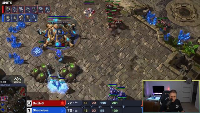 Shameless VS BatlleB | Big Brain Bouts #50 | Starcraft 2 смотреть онлайн