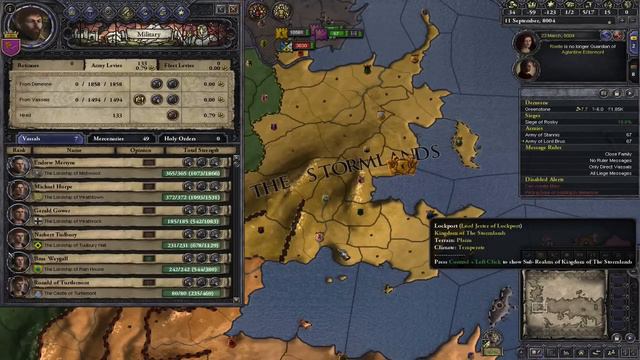 Crusader Kings II, Game of Thrones: Storm-God Estermont #4 - Gold Tricks смотреть онлайн