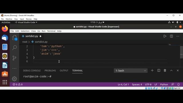 How to sort a dictionary by keys in Python смотреть онлайн