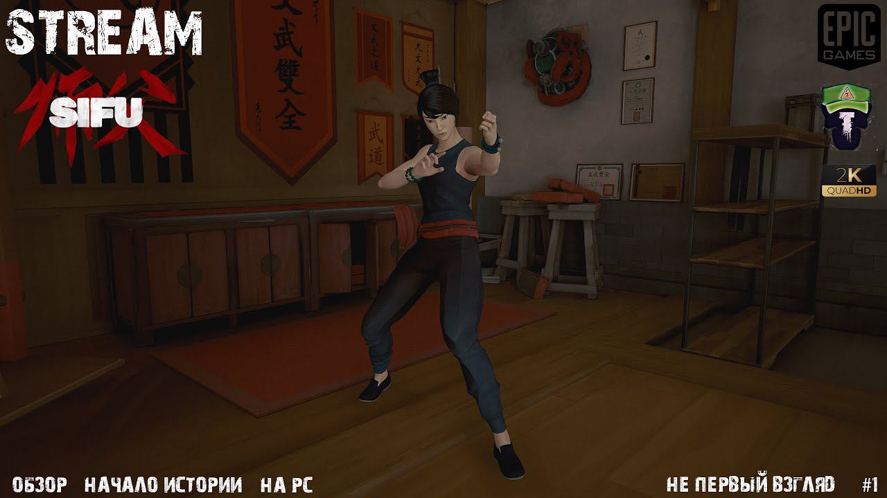SIFU - На PC - STREAM- Начало истории - Первый взгляд - Обзор - Sloclap - #1