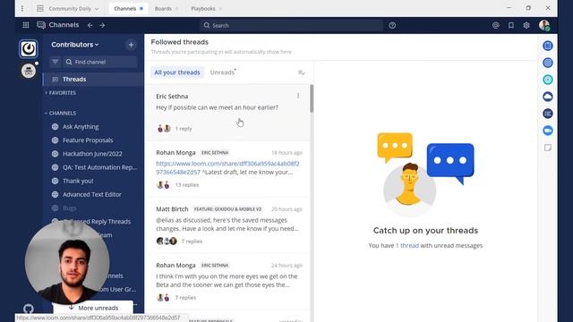 Tutorial: Using Collapsed Reply Threads on Mattermost смотреть онлайн