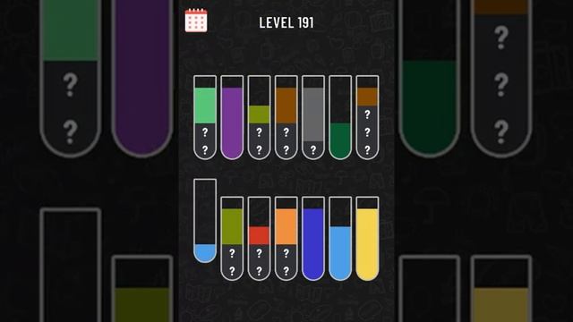 Water Sort Puzzle Level 191 | Gameplay Mobile Games New