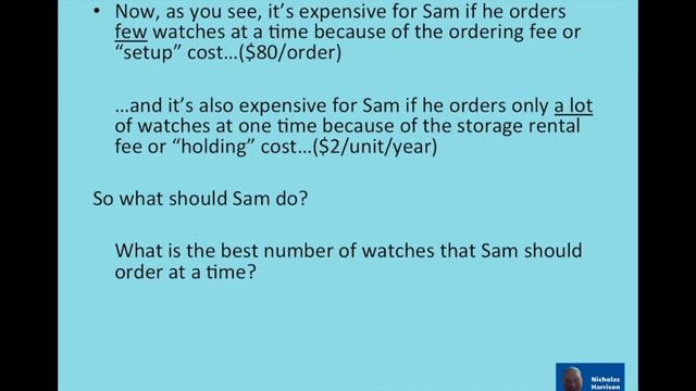 EOQ Calculation In 5 Min. How To Calculate Economic Order Quantity Model Or EOQ Model