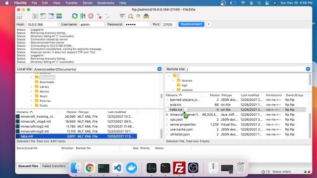 Adding FTP Access To My Minecraft Server Hosting System | DevLog #6