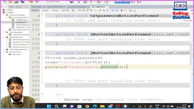 20. Login Page Validation in Java Project | JDBC MYSQL | by Vikas Singh in Hindi смотреть онлайн