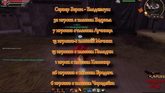 Karos Online: Аналитика - ТОП 100 игроков по ПК счёту, лидер каждого класса... vlad15163 смотреть онлайн