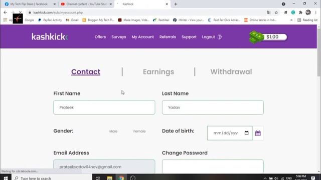 How to earn Money By KASHKICK - paisa kese kamaye - Asli Sach - payment - kashkick @MyTechFlip смотреть онлайн