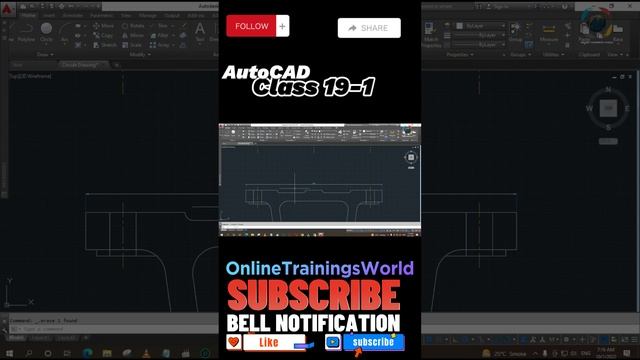 Watch this if you want to succeed in Dimension setting in AutoCAD Class 19-1| #OnlineTrainingsWorld смотреть онлайн