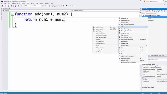 How to Create a Simple JavaScript Project in Visual Studio смотреть онлайн