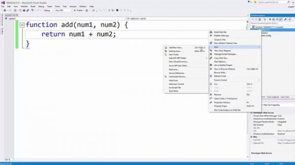 How to Create a Simple JavaScript Project in Visual Studio