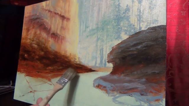 как рисовать деревья маслом (видео - 1) смотреть онлайн