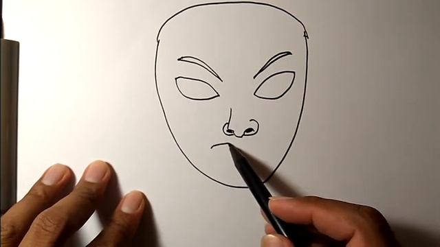 How to draw a face | ANGRY смотреть онлайн