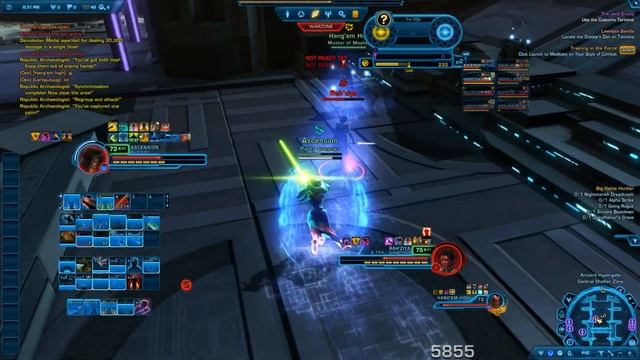 SWTOR PvP Defense Jedi Guardian - Ancient Hypergate смотреть онлайн