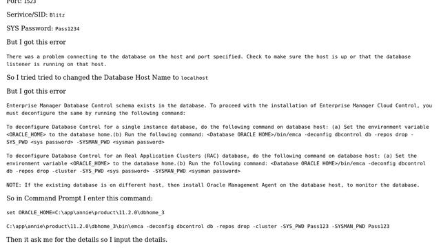 Databases: Oracle Enterprise Manager Installation смотреть онлайн