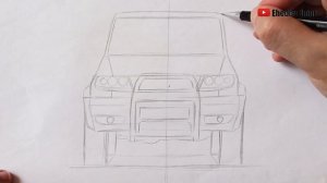 Как нарисовать машину УАЗ Патриот