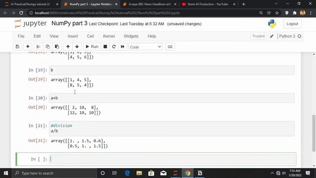 Python NumPy Tutorial | NumPy Full Course For Beginners | NumPy With Notes смотреть онлайн