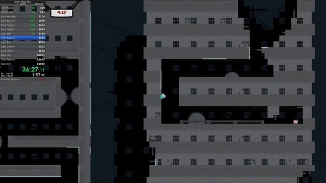 Super Meat Boy 106% in 1:10:16 (World Record) смотреть онлайн