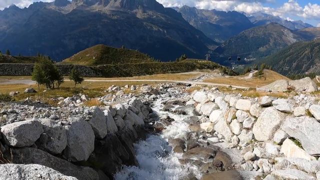 Chamonix-Mont-Blanc, France, Aiguille du Midi, Le Brevent смотреть онлайн