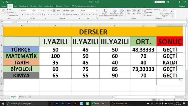 Excel Formülleri | Ortalama, Eğer | Çok Kolay | PC GEZGİNİ смотреть онлайн