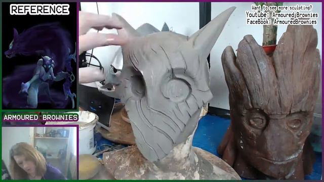 Kindred Cosplay, Lambs Mask Sculpt - League of Legends Prop Tutorial смотреть онлайн
