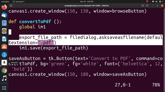 Python to create PDF file смотреть онлайн