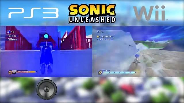 PS3 vs Wii Comparison | Apotos, Windmill Isle Day Act 2 (Sonic Unleashed) смотреть онлайн